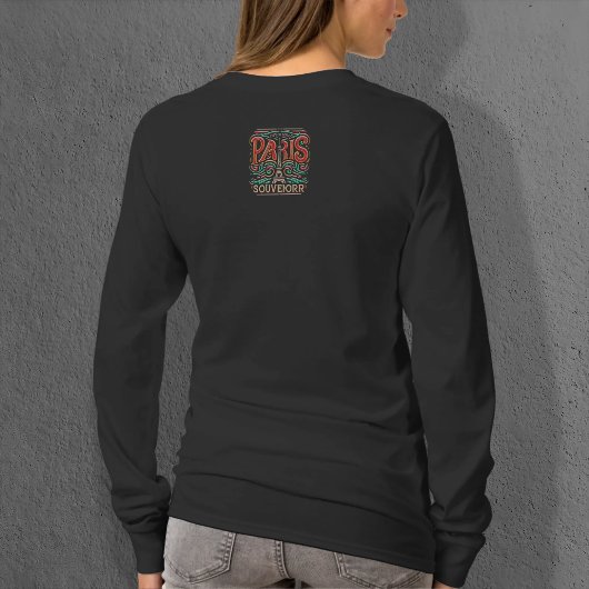 Parijse Bloom Love Symphony Basic met lange mouwen T-shirt