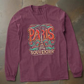 Parijse Bloom Love Symphony met lange mouwen Tri-Blend Shirt