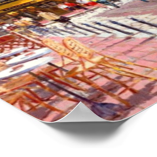 Parijse boeiende straten poster (Hoek)