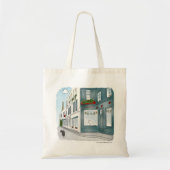 Parijse boekwinkel Cats Canvas tas (Voorkant)