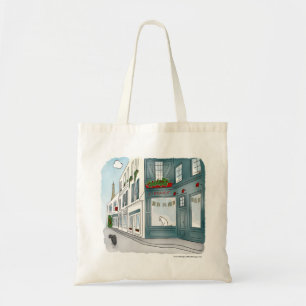Parijse boekwinkel Cats Canvas tas
