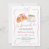 Parijse brunch Franse verjaardag Kaart (Voorkant)