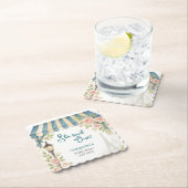 Parijse cafe zei ze oui Vrijgezellenfeest Kartonnen Onderzetters (Insitu)