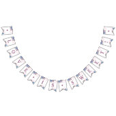 Parijse charme bloemenchique liefde is zoete bruil vlaggetjes (Alle)