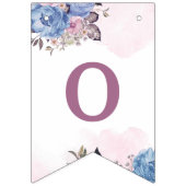 Parijse charme bloemenchique liefde is zoete bruil vlaggetjes (Derde vlag)