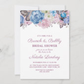 Parijse charme chique brunch & bubble Vrijgezellen Kaart (Voorkant)