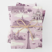 Parijse charme Inpakpapier Vel (In situ)