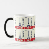 Parijse charme - Retro Travel kunstwerk Magische Mok (Links)