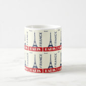 Parijse charme - Retro Travel kunstwerk Magische Mok (Center)