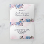 Parijse charme roze bloemenpaar's bruiloft douche (Binnen)