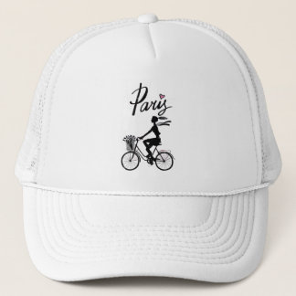 Parijse Chic Fiets Trucker Pet