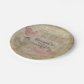  Parijse Chic verjaardagsfeest bruiloft Borden Papieren Bordje (Gekanteld)