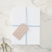 Parijse Coquette Kerstmis Cadeaulabel (Met Touw)