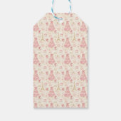 Parijse Coquette Kerstmis Cadeaulabel (Achterkant)