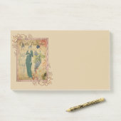 Parijse Dames Post-it® Notes (Op bureau)