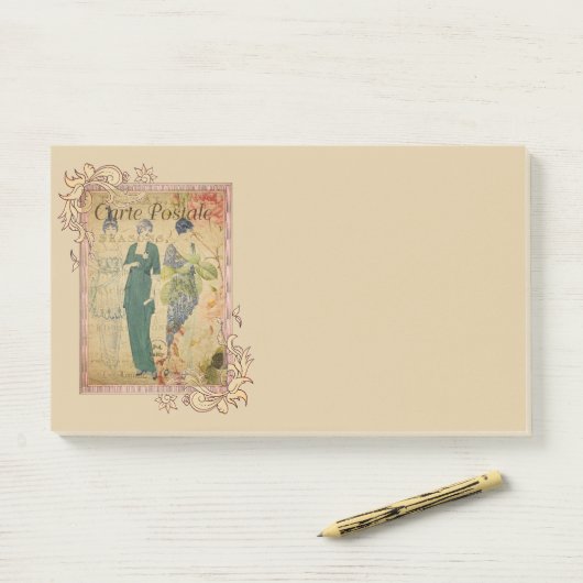  Parijse Dames Post-it® Notes (Op bureau)