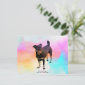 Parijse discopostkaart briefkaart (Staand voorkant)