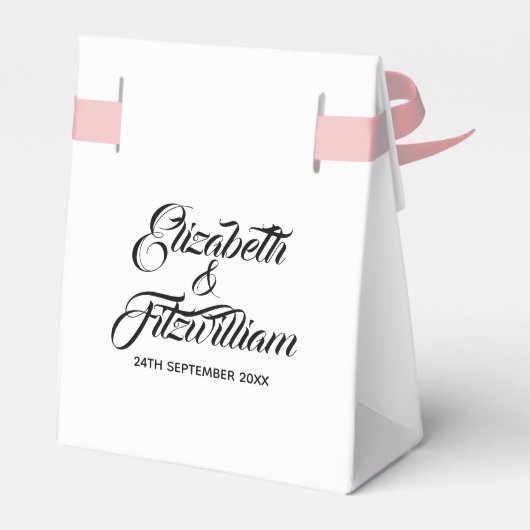 Parijse Doodles bruiloft gunst doos Bedankdoosjes (Achterkant)