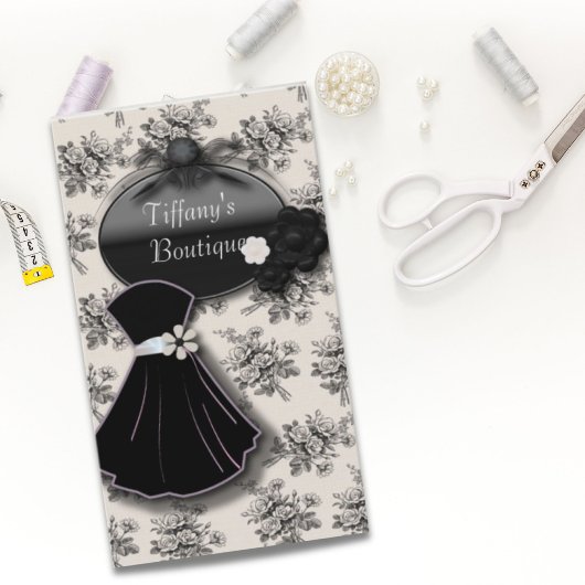 Parijse Dressmaker Tailor Dress Mode Boutique Visitekaartje