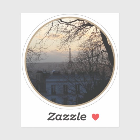 Parijse droefheid - v2 sticker (Vel)