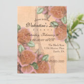 Parijse dromen  Valentijnsdag uitnodiging (Staand voorkant)