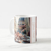 Parijse droom - Parijse namiddag thee dessert cake Koffiemok (Voorkant links)