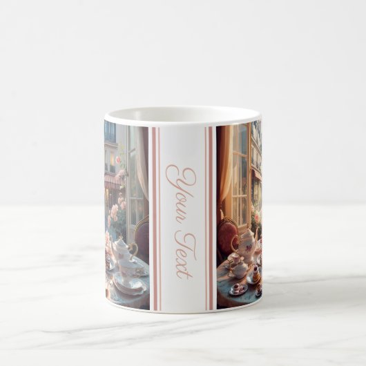 Parijse droom - Parijse namiddag thee dessert cake Koffiemok (Center)