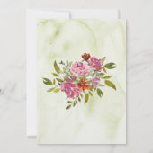 Parijse Eiffeltoren bruiloft uitnodigingen (Achterkant)