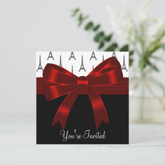 Parijse Eiffeltoren Kaart (Staand voorkant)