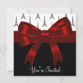 Parijse Eiffeltoren Kaart (Voorkant)