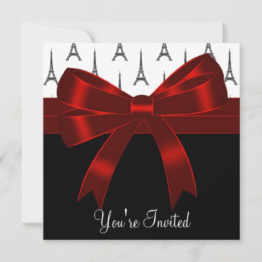 Parijse Eiffeltoren Kaart (Voorkant)