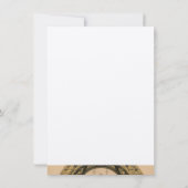 Parijse eiffeltoren - Persoonlijke dank Bedankkaart (Achterkant)