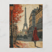 Parijse Elegantie Briefkaart (Voorkant)