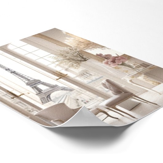 "Parijse elegantie - Tijdloze bezienswaardigheden" Poster (Hoek)