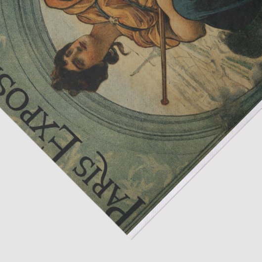 Parijse Expositie 1900 -  Franse kunst Tissuepapier (Detail)