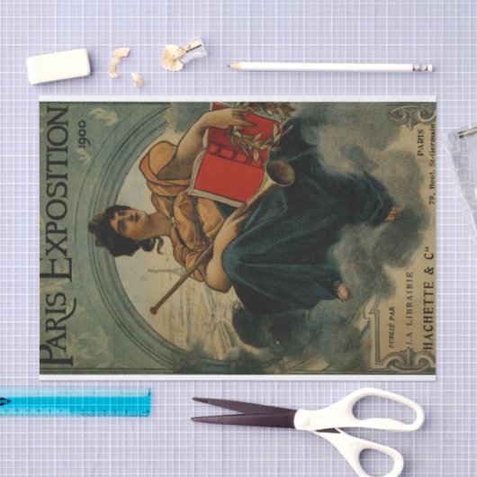 Parijse Expositie 1900 -  Franse kunst Tissuepapier (Craft)