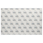 Parijse fiets Forgetmenot Fabric Stof (Fat Quarter)