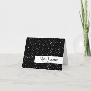 Parijse Franse Baby shower Dank u Bedankkaart