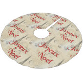 Parijse Franse Briefkaarten Kerstboomrok Kerstboom Rok (Gekanteld)