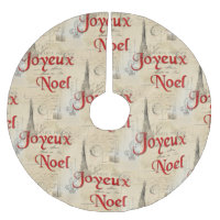 Parijse Franse Briefkaarten Kerstboomrok
