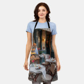 Parijse gebakjes schort (Gedragen)