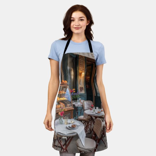 Parijse gebakjes schort (Gedragen)