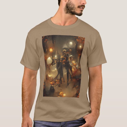 PARIJSE HALLOWEEN meisje T-shirt (Voorkant)