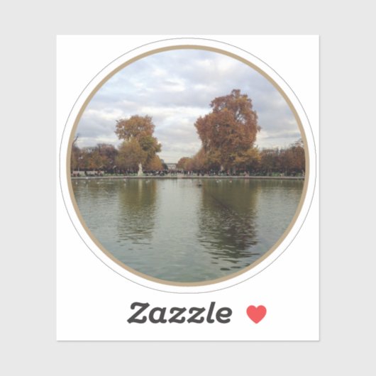 Parijse herfst - v2 sticker (Vel)