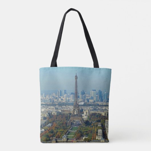 Parijse hoogten - Canvas tas (Achterkant)