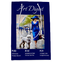 Parijse huisdieren en poedel medium cadeauzakje