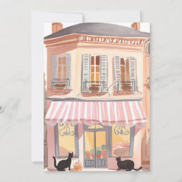 Parijse katten bedankkaart