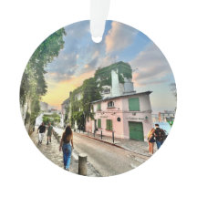 Parijse kerstboom decoratie (dubbelzijdig)