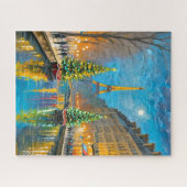 Parijse kerstnacht legpuzzel (Horizontaal)