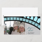 Parijse Kerstvakantie Foto Kaart (Voorkant / Achterkant)